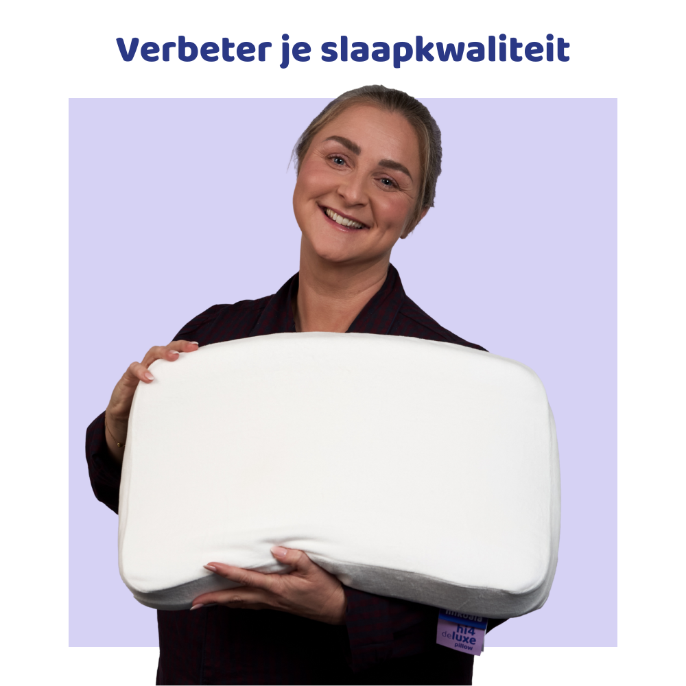 Hi4 Deluxe - Ergonomisch Hoogte-verstelbaar Hoofdkussen - Ligwijzer.nl