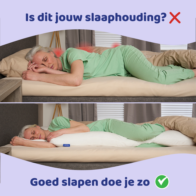 Body Pillow: Lichaamskussen in Comforthoes - Ligwijzer.nl