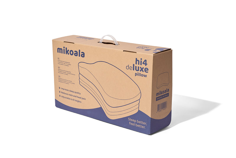 Hi4 Deluxe - Ergonomisch Hoogte-verstelbaar Hoofdkussen - Ligwijzer.nl